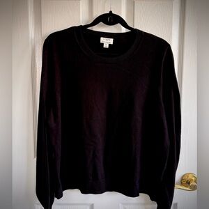 J.Crew Black Cashmere Blend Sweater - XL